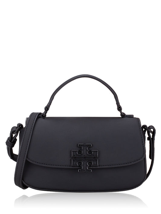 Tory Burch Britten Matte Mini Top Handle Crossbody Black