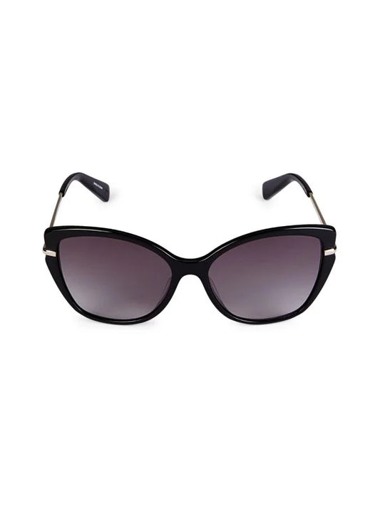 Longchamp 53MM Cat Eye Sunglasses black