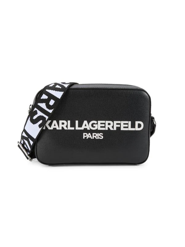 Karl Lagerfeld Paris Maybelle Logo Camera Crossbody Bag