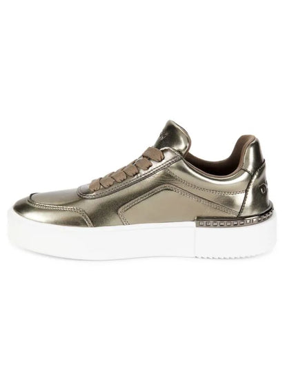 DKNY Beverley Metallic Low Top Platform Sneaker Size 8