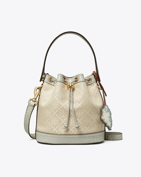 Tory Burch T Monogram Cloud Jacquard Bucket Bag