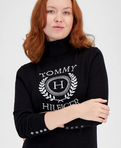 Tommy Hilfiger Women's Crest Stella Turtleneck Sweater medium