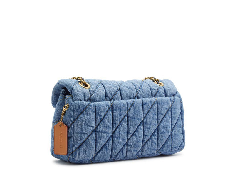 COACH TABBY 26 QUILTED DENIM SHOULDER BAG