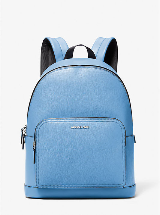 Micheal kors baby blue grained leather carry backpack