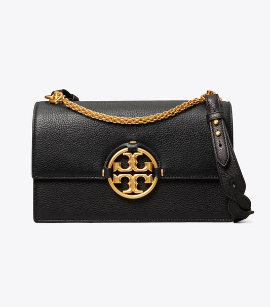 TORY BURCH MILLER BRAIDED SHOULDER BAG