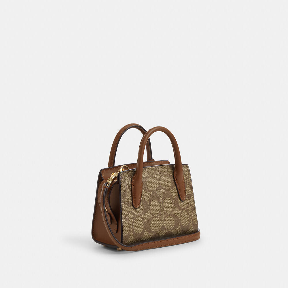 Andrea Mini Carryall In Signature Canvas Coach