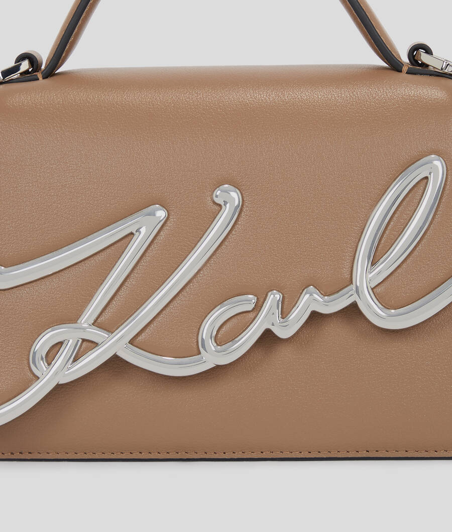 K/SIGNATURE SMALL CROSSBODY BAG KARL LAGERFELD