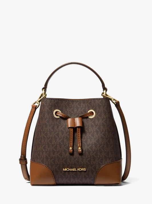 Michael Kors Mercer Small Logo Bucket Bag