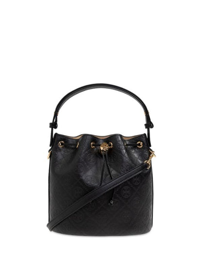 Tory Burch All-over-debossed logo bucket bag