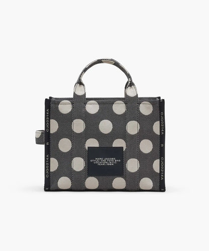 Bags Tote Bags | Marc Jacobs The Spots Jacquard Small Tote Black/ivory