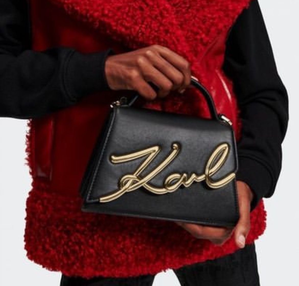 K/SIGNATURE SMALL CROSSBODY BAG KARL LAGERFELD