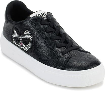 Karl Lagerfeld Paris Chivon Embellished Choupette Sneakers size 8