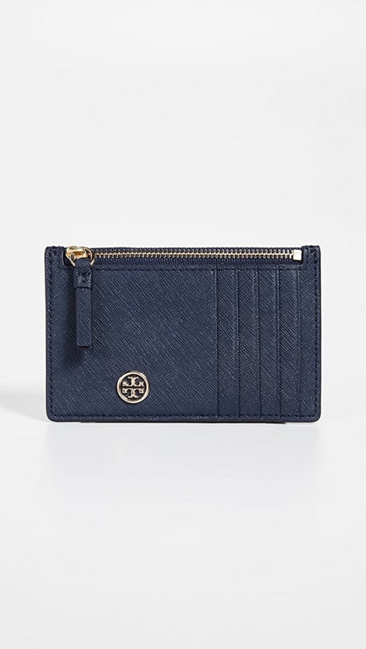 Tory Burch Robinson Slim black card holder