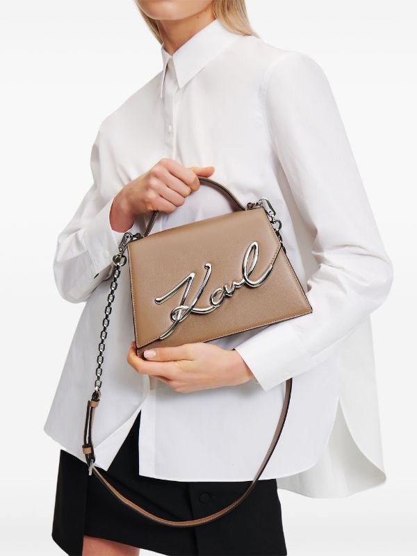 K/SIGNATURE SMALL CROSSBODY BAG KARL LAGERFELD