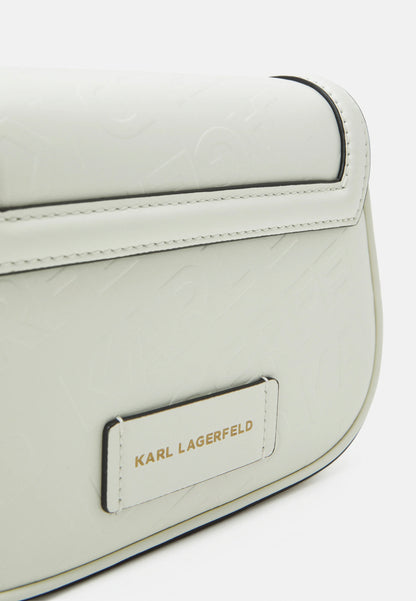 KARL LAGERFELD PARIS LETTERS EMBOSSED CROSSBODY