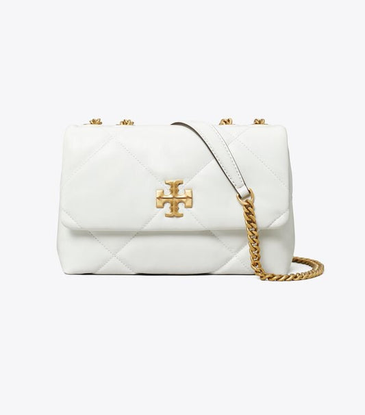 TORY BURCH KIRA DIAMOND QUILT SMALL CONVERTIBLE SHOULDER BAG