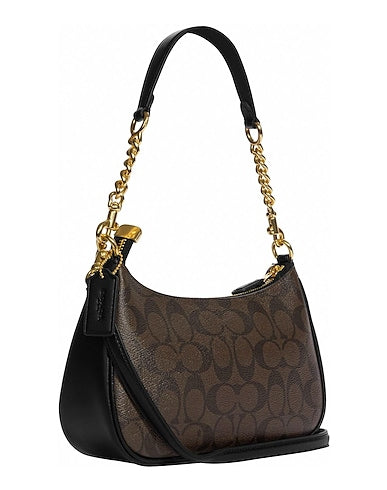 Coach Signature teri shoulder bag with chain strap