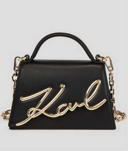 K/SIGNATURE SMALL CROSSBODY BAG KARL LAGERFELD