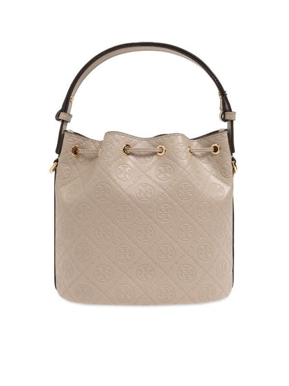 Tory Burch All-over-debossed logo bucket bag