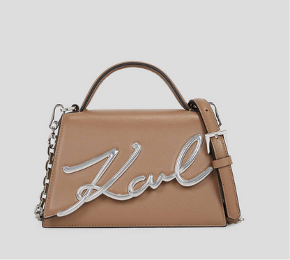 K/SIGNATURE SMALL CROSSBODY BAG KARL LAGERFELD