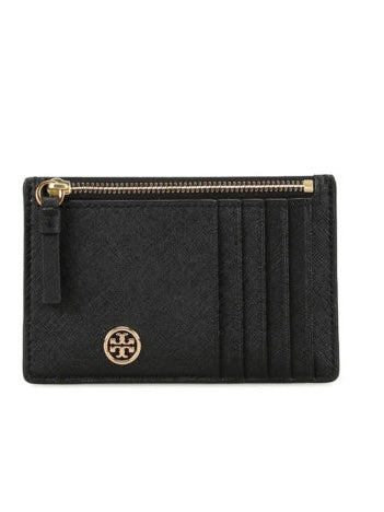 Tory Burch Robinson Slim black card holder