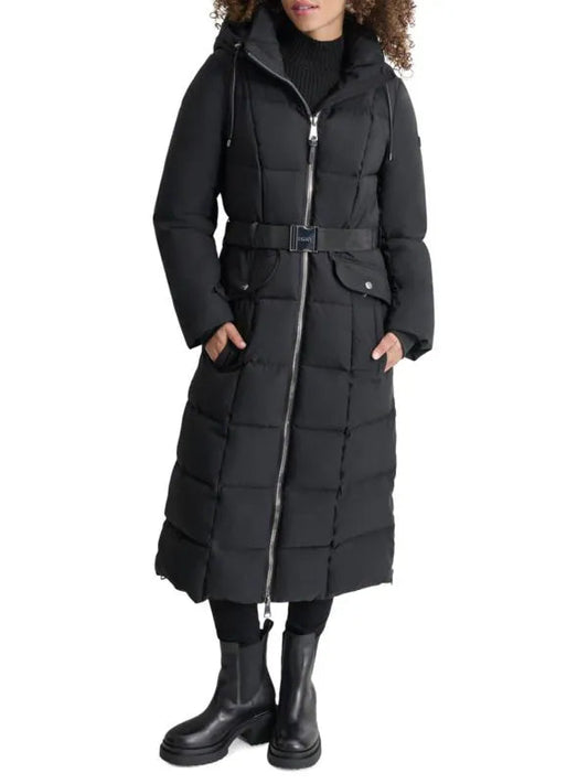 DKNY Puffer Coat Black L