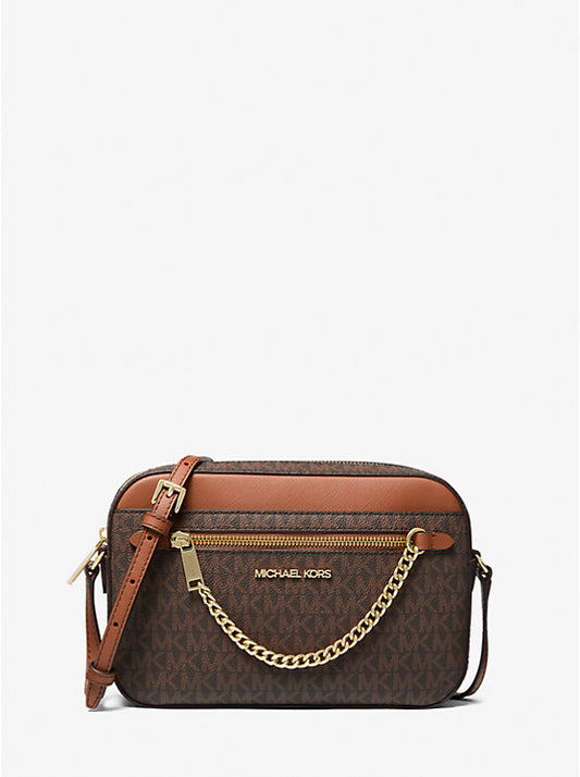 Micheal Kors Jet Set Large Logo Crossbody Bag