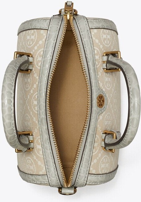 Tory Burch T Monogram Cloud Mini Barrel Bag