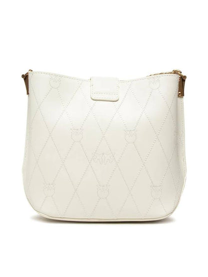 PINKO LEATHER BUCKET BAG LOVE BUCKET WAVE LOGO