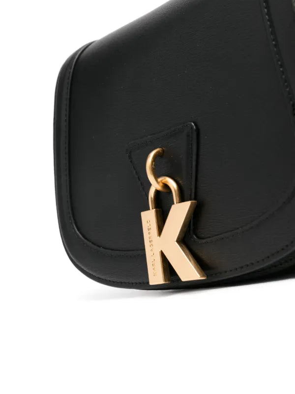 Karl Lagerfeld logo-charm crossbody bag