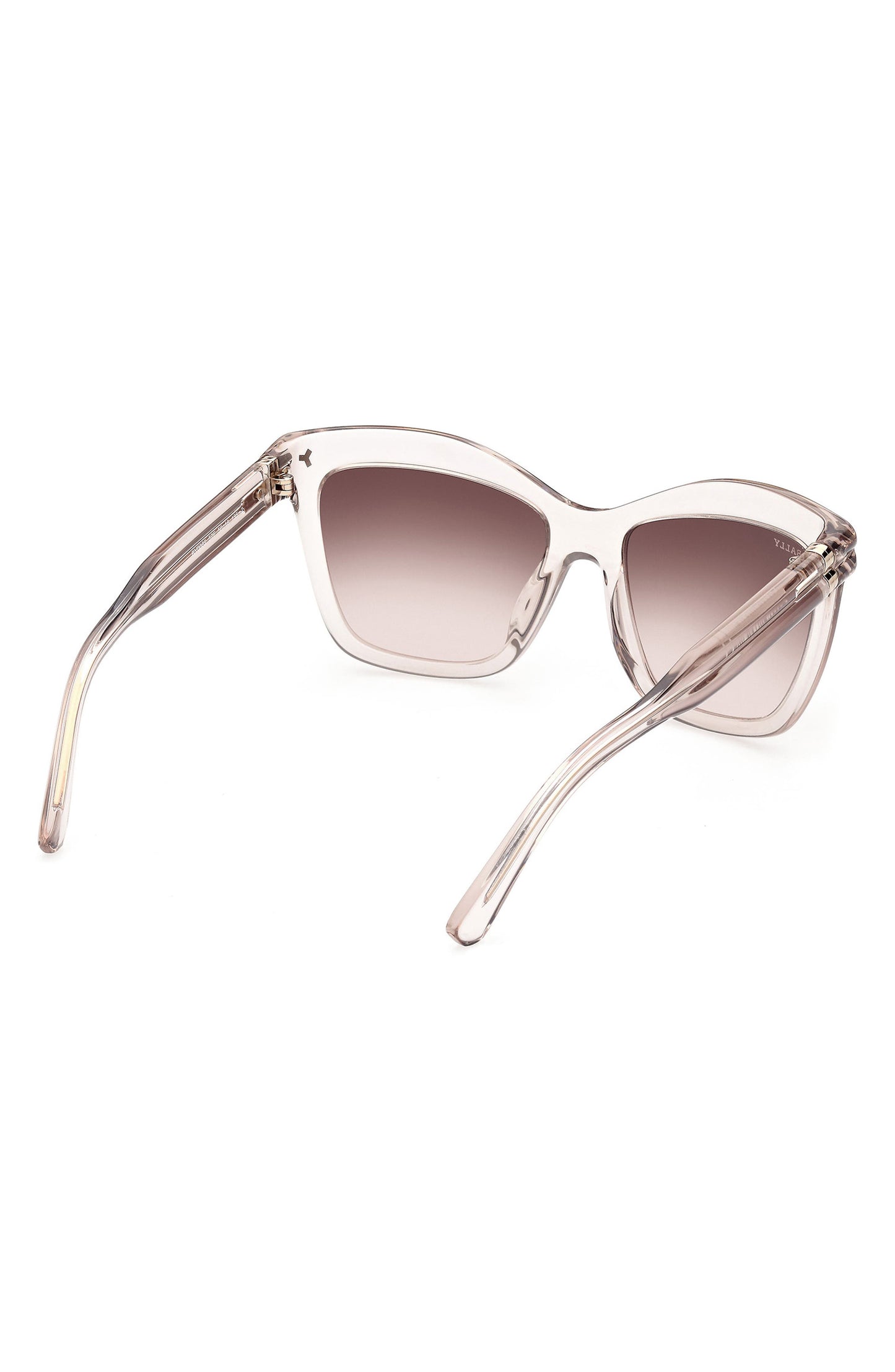 Bally 56mm Gradient Cat Eye Sunglasses in Shiny Beige /Gradient Brown