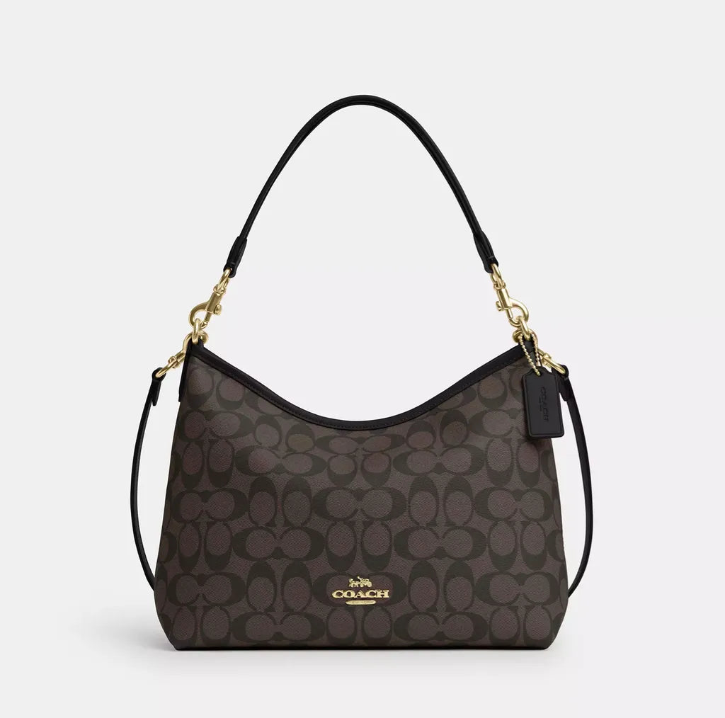 Coach Laurel Shoulder Bag In Signature Canvas