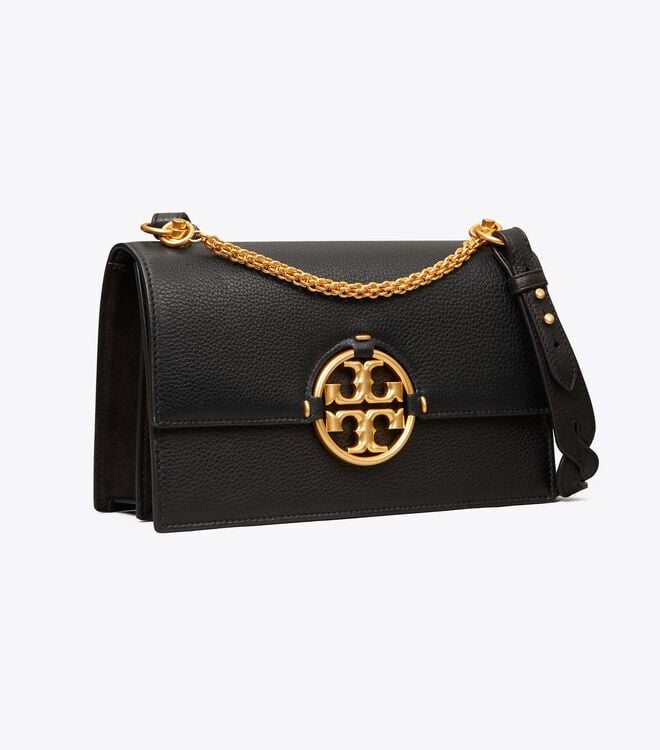 TORY BURCH MILLER BRAIDED SHOULDER BAG