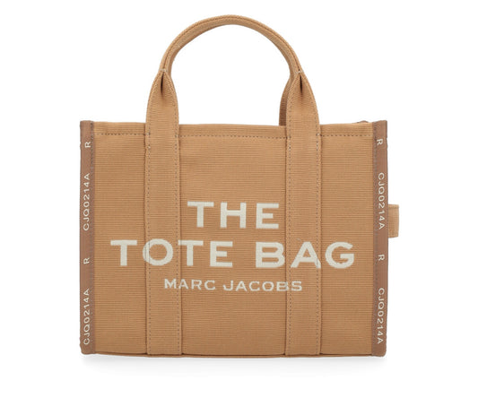 Marc Jacobs The Jacquard Medium Tote Bag camel