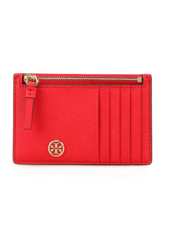 Tory Burch Robinson Slim black card holder