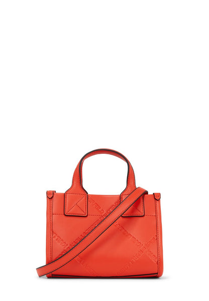 KARL LAGERFELD
SKUARE EMBOSSED SM - Handbag - poppy red