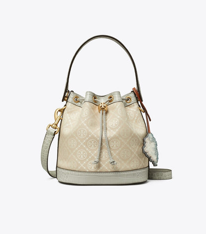 Tory Burch T Monogram Cloud Jacquard Bucket Bag