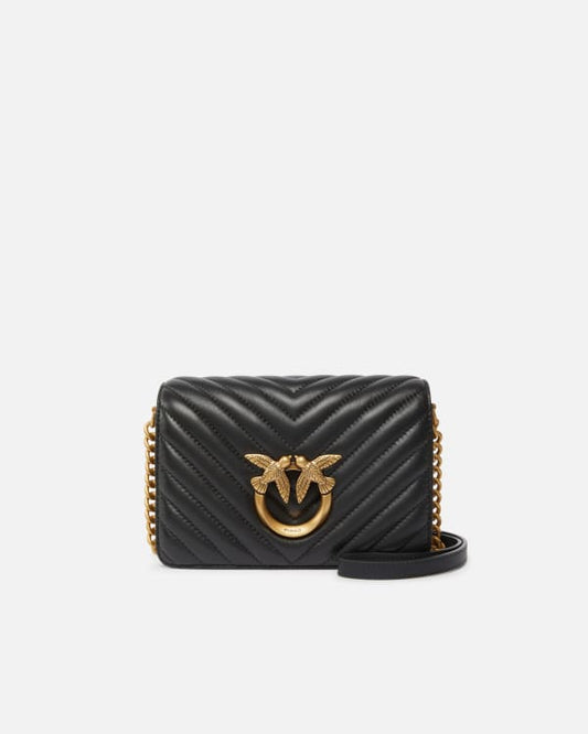 Pinko Mini Love Bag Click Chevron