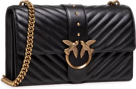 PINKO Love Classic V Quilt bag