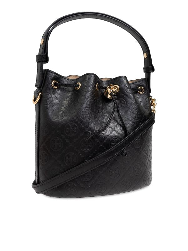 Tory Burch All-over-debossed logo bucket bag