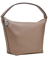 DKNY LENA TOP HANDLE HOBO BAG CEMENT