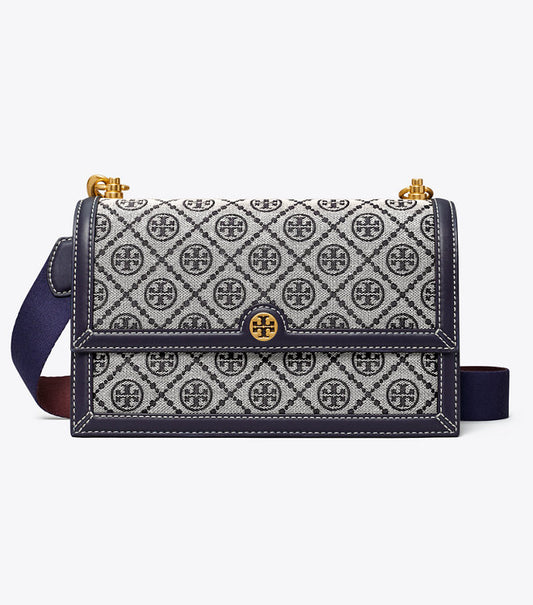 Tory Burch T Monogram Jacquard Shoulder Bag