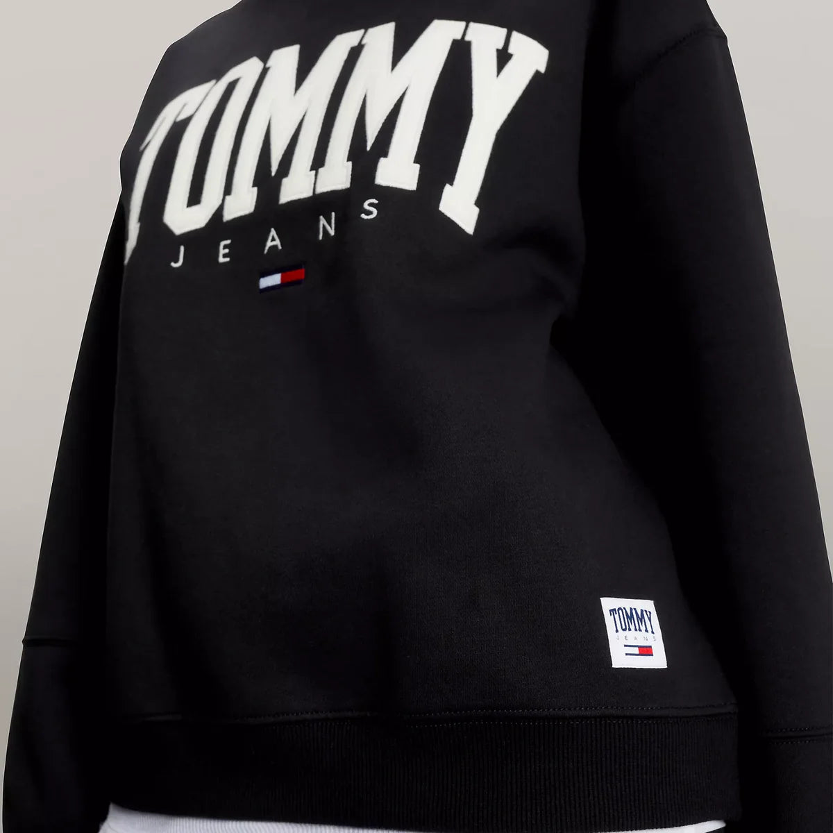 Tommy Hilfiger Embroidered TJ Varsity Logo Sweatshirt XL