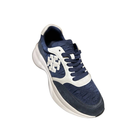 Tory Burch Kick Trainer Sneakers Navy 9M