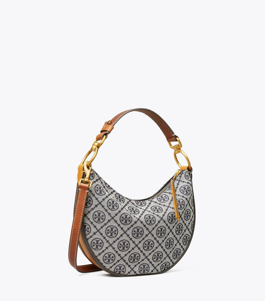 T MONOGRAM MINI CRESCENT BAG TORY BURCH