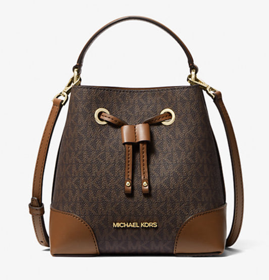 Michael Kors Mercer Small Logo Bucket Bag