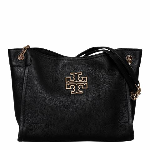 TORY BURCH Britten Small Slouchy Tote - Black