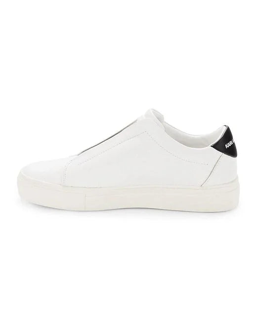 Karl Lagerfeld Paris Ceci Logo Leather Slip On Sneakers 9m