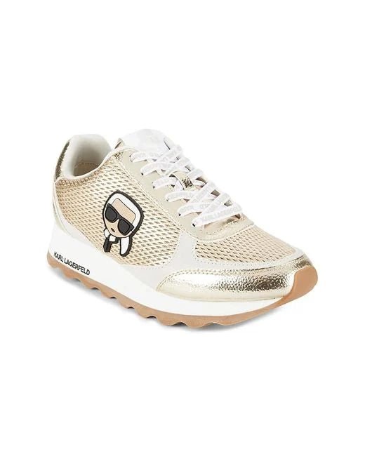 Karl Lagerfeld Paris Meade Logo Appliqué Mesh Sneakers