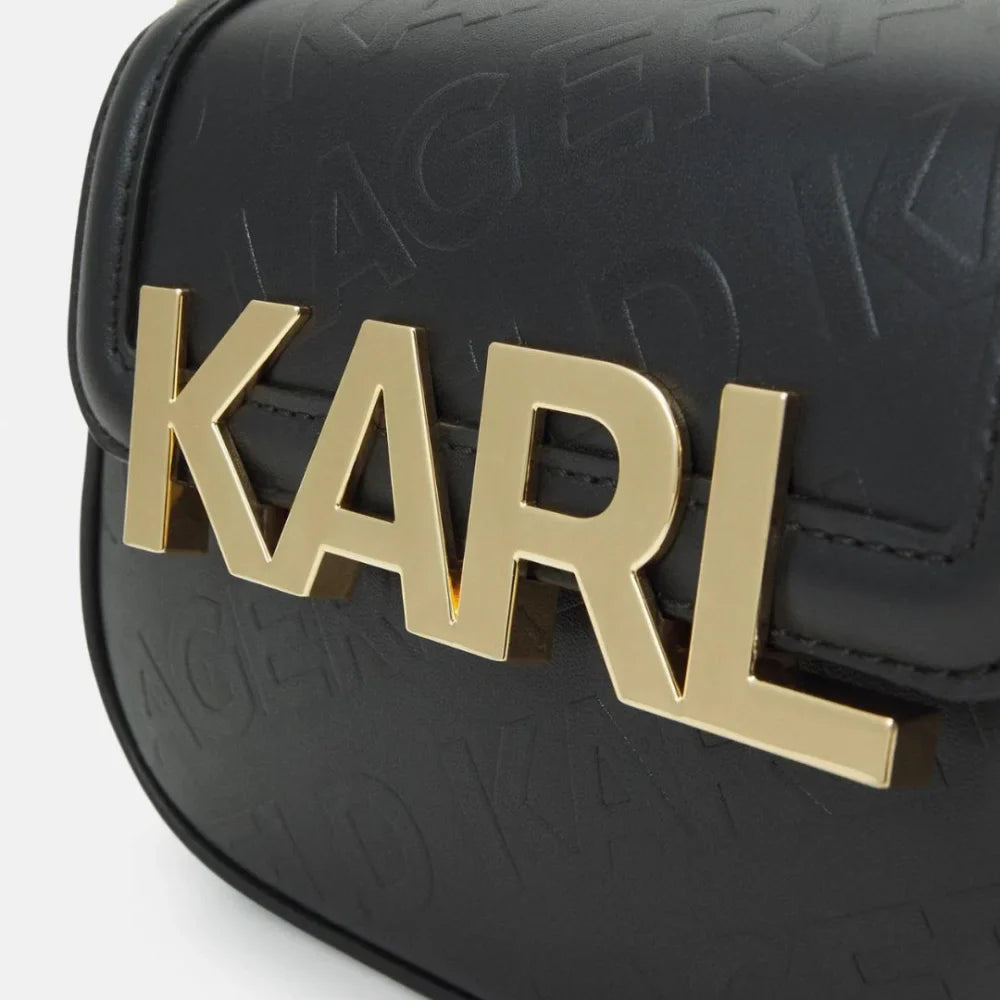 KARL LAGERFELD PARIS LETTERS EMBOSSED CROSSBODY